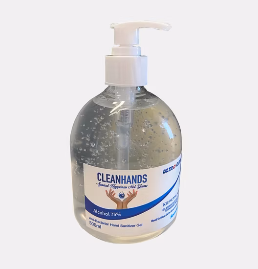 Gel sem água do Sanitizer da mão da limpeza pessoal do álcool antibacteriano